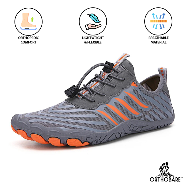 Cascade by OrthoBare - Durable, Tractioned & Flexible Barefoot Shoes (Unisex) - OrthoBare