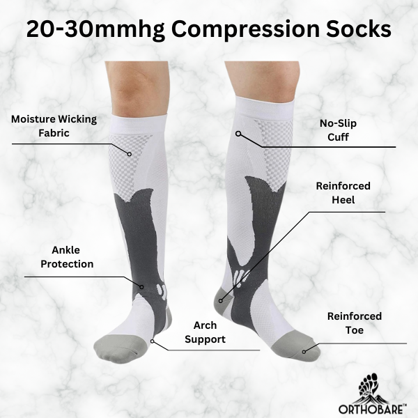 OrthoBare Compression Socks - OrthoBare
