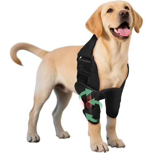PawFlex™ Full Dog Elbow & Shoulder Brace – Front Leg Support for Ligament Tears, Elbow Hygroma, Arthritis & Post-Surgery Recovery