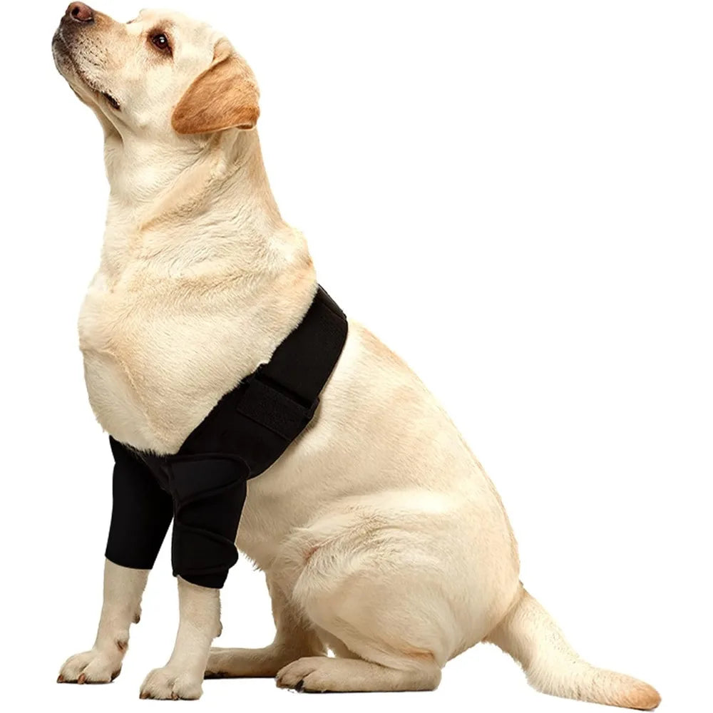 PawFlex™ Full Dog Elbow & Shoulder Brace – Front Leg Support for Ligament Tears, Elbow Hygroma, Arthritis & Post-Surgery Recovery