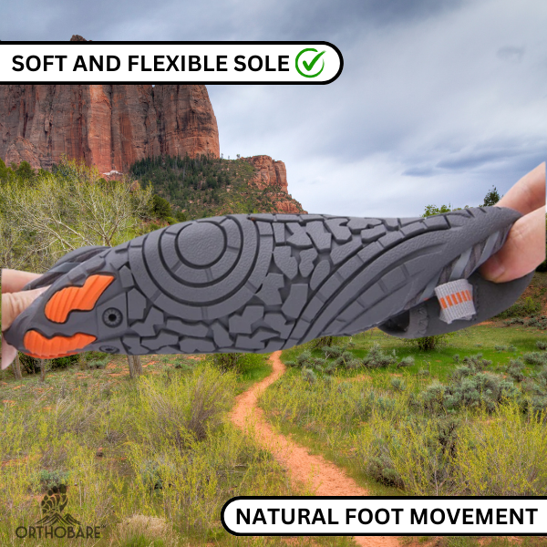 Cascade by OrthoBare - Durable, Tractioned & Flexible Barefoot Shoes (Unisex) - OrthoBare