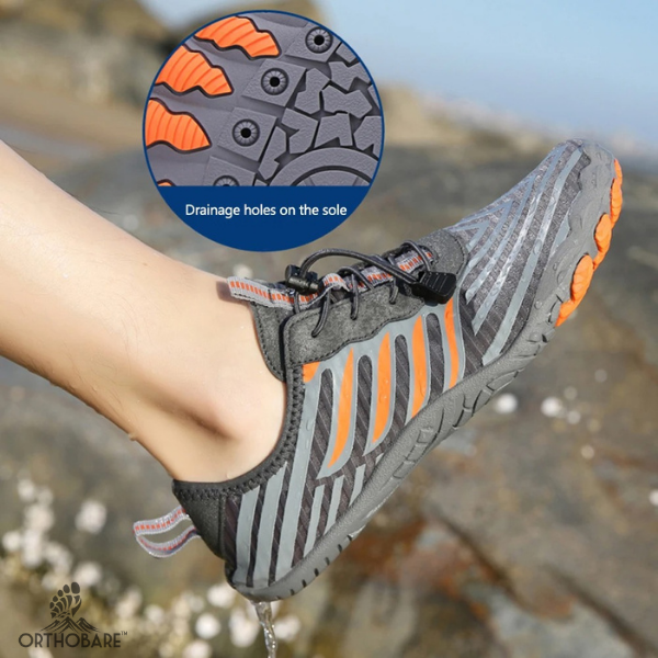 Cascade by OrthoBare - Durable, Tractioned & Flexible Barefoot Shoes (Unisex) - OrthoBare