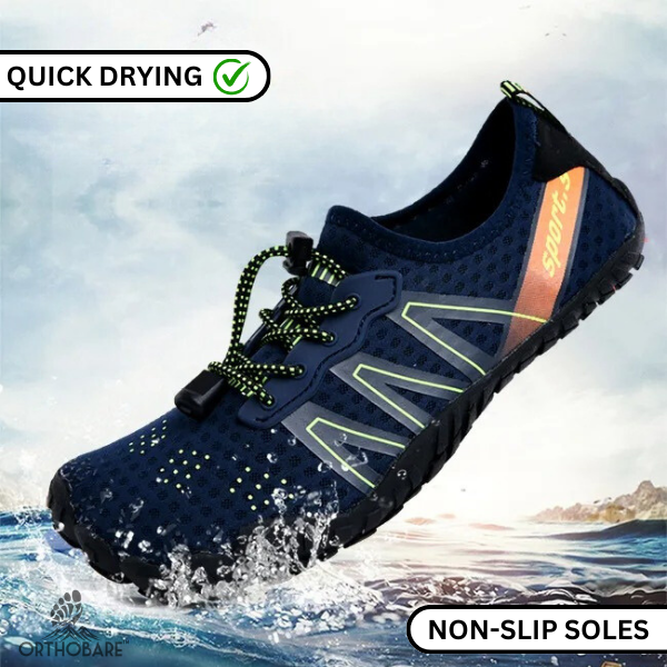 Breeze by OrthoBare - Dynamic, Tractioned & Resilient Barefoot Shoes (Unisex) - OrthoBare