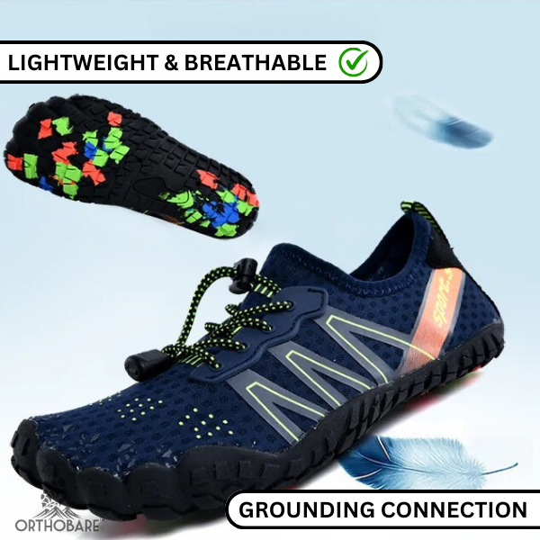 Breeze by OrthoBare - Dynamic, Tractioned & Resilient Barefoot Shoes (Unisex) - OrthoBare