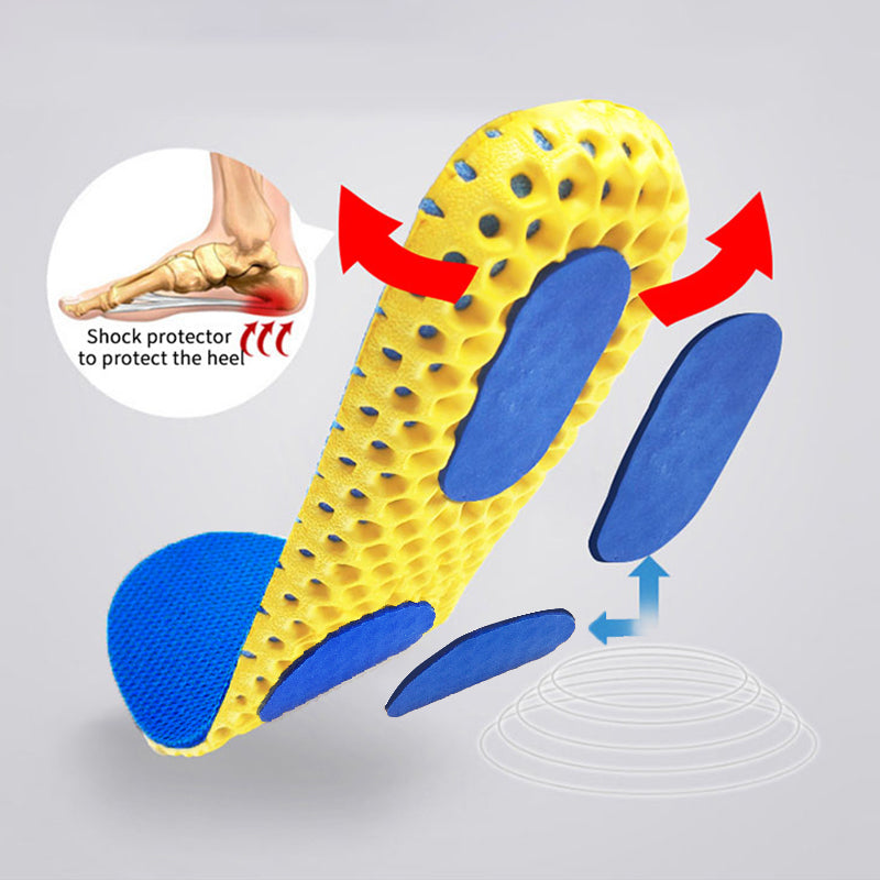 OrthoBare Memory Foam Insoles - Breathable Support for All-Day Comfort - OrthoBare