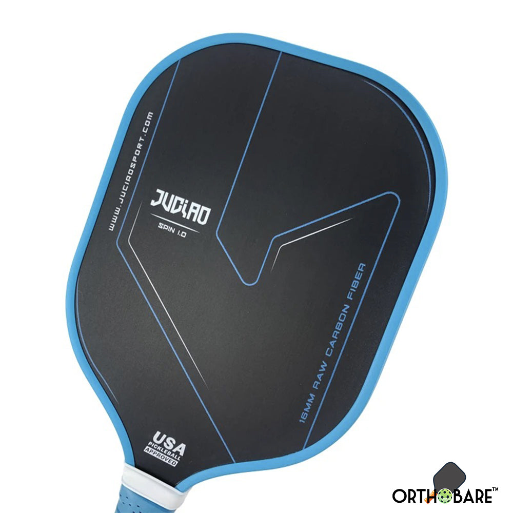 T700 Raw Carbon Fiber Pickleball Paddle – Thermoformed Unibody, Spin-Optimized Surface, USAPA Approved