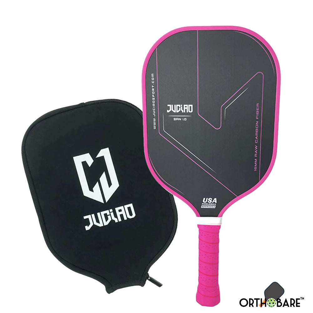 T700 Raw Carbon Fiber Pickleball Paddle – Thermoformed Unibody, Spin-Optimized Surface, USAPA Approved