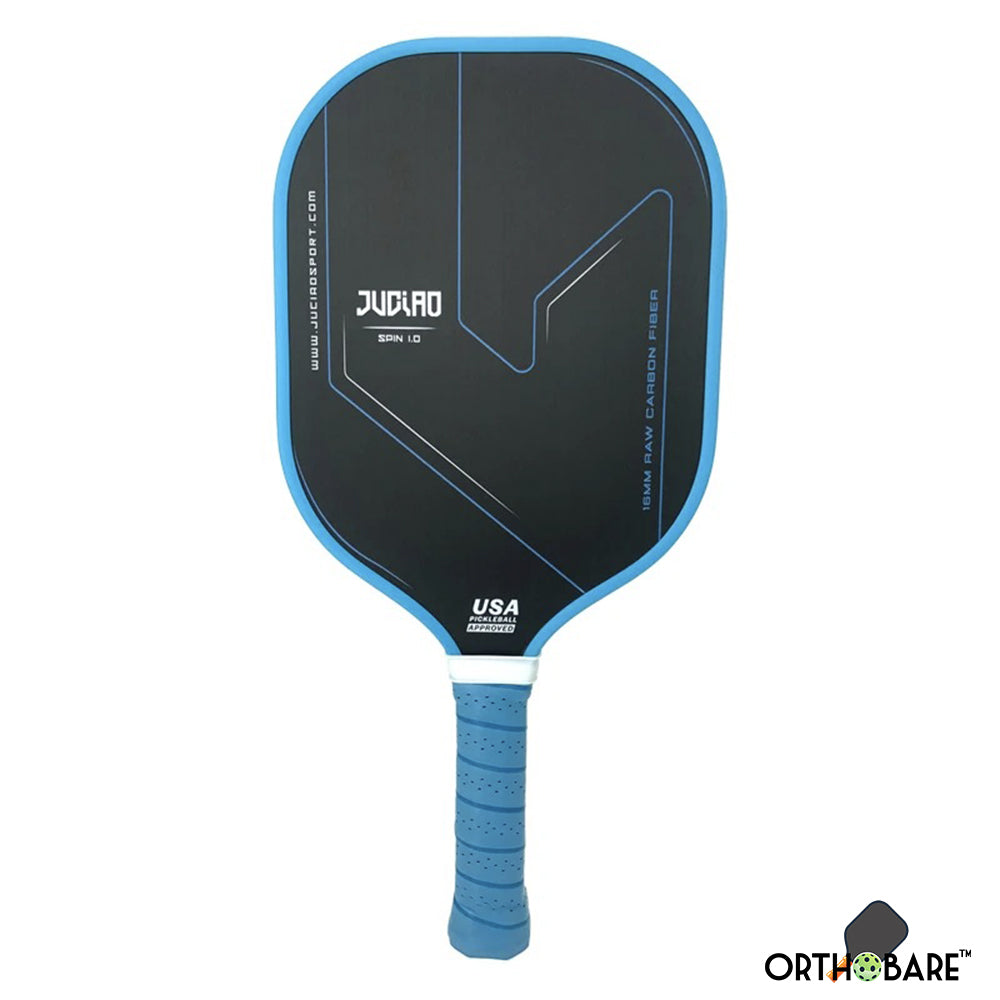 T700 Raw Carbon Fiber Pickleball Paddle – Thermoformed Unibody, Spin-Optimized Surface, USAPA Approved