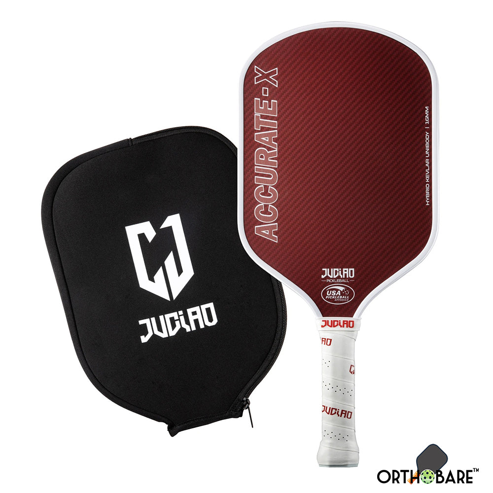 Accurate-X | USAPA Approved Kevlar Hybrid Pickleball Paddle – 16MM Thermoformed Power & Spin Machine