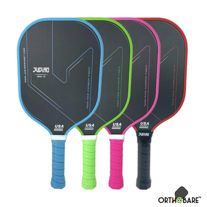 T700 Raw Carbon Fiber Pickleball Paddle – Thermoformed Unibody, Spin-Optimized Surface, USAPA Approved