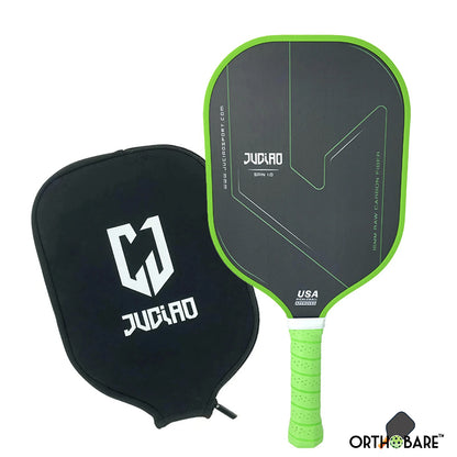 T700 Raw Carbon Fiber Pickleball Paddle – Thermoformed Unibody, Spin-Optimized Surface, USAPA Approved