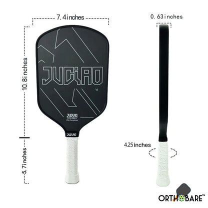 SpinForce 700 | T700 Raw Carbon Fiber Pickleball Paddle for Maximum Spin & Power