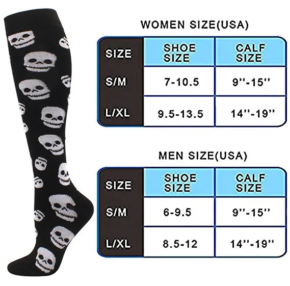 Compression Socks for Nurses, Running, Varicose, Travel