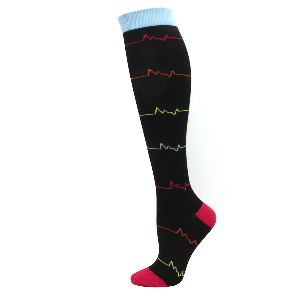 Compression Socks for Nurses, Running, Varicose, Travel