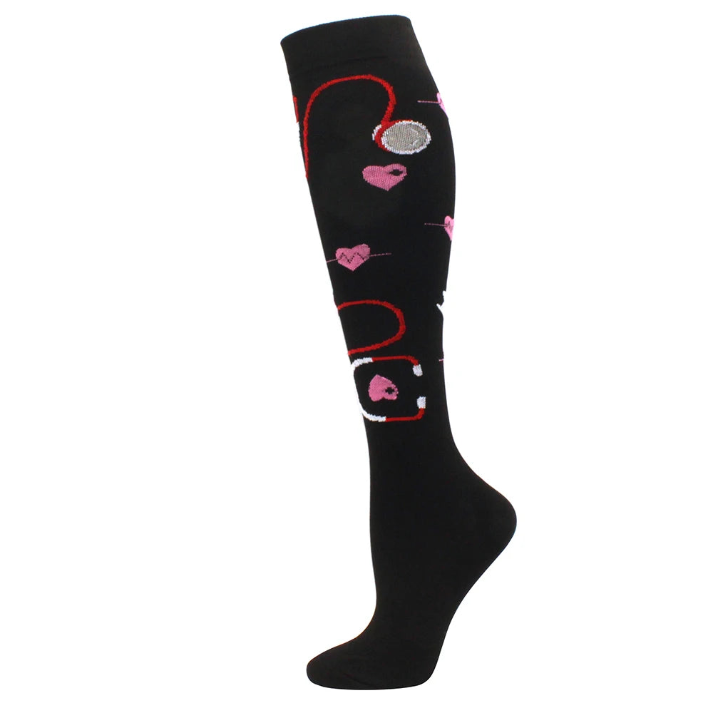 Compression Socks for Nurses, Running, Varicose, Travel