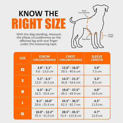 PawFlex™ Full Dog Elbow & Shoulder Brace – Front Leg Support for Ligament Tears, Elbow Hygroma, Arthritis & Post-Surgery Recovery