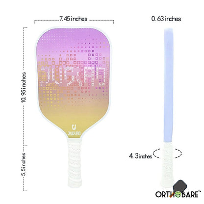 Honey-N1 | Carbon Fiber Pickleball Paddle – Lightweight, Hybrid Honeycomb Core for Precision & Power