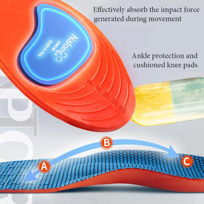 OrthoBare Orthotic Insoles - Support For Flat Feet, Plantar Fasciitis and Overpronation at Every Step - OrthoBare