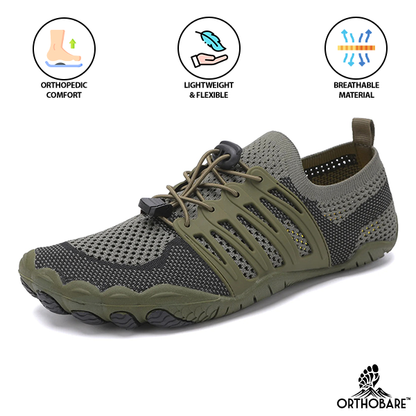 Breathe by OrthoBare - Dynamic, Tractioned & Nimble Barefoot Shoes (Unisex) - OrthoBare