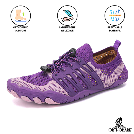 Breathe by OrthoBare - Dynamic, Tractioned & Nimble Barefoot Shoes (Unisex) - OrthoBare