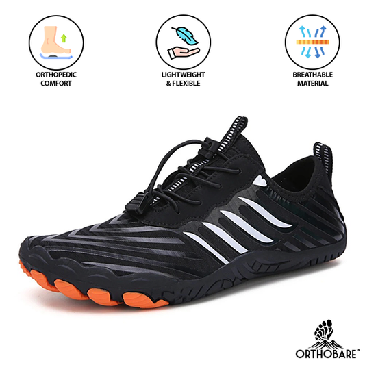 Cascade by OrthoBare - Durable, Tractioned & Flexible Barefoot Shoes (Unisex) - OrthoBare