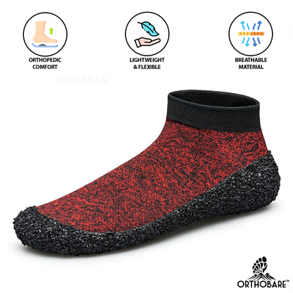 Willow by OrthoBare - Ventilated, Sturdy & Natural Barefoot Sock Shoes (Unisex)