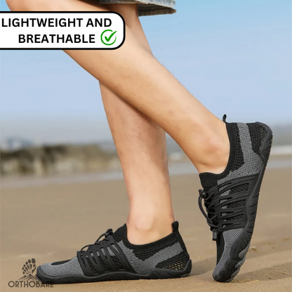 Breathe by OrthoBare - Dynamic, Tractioned & Nimble Barefoot Shoes (Unisex) - OrthoBare